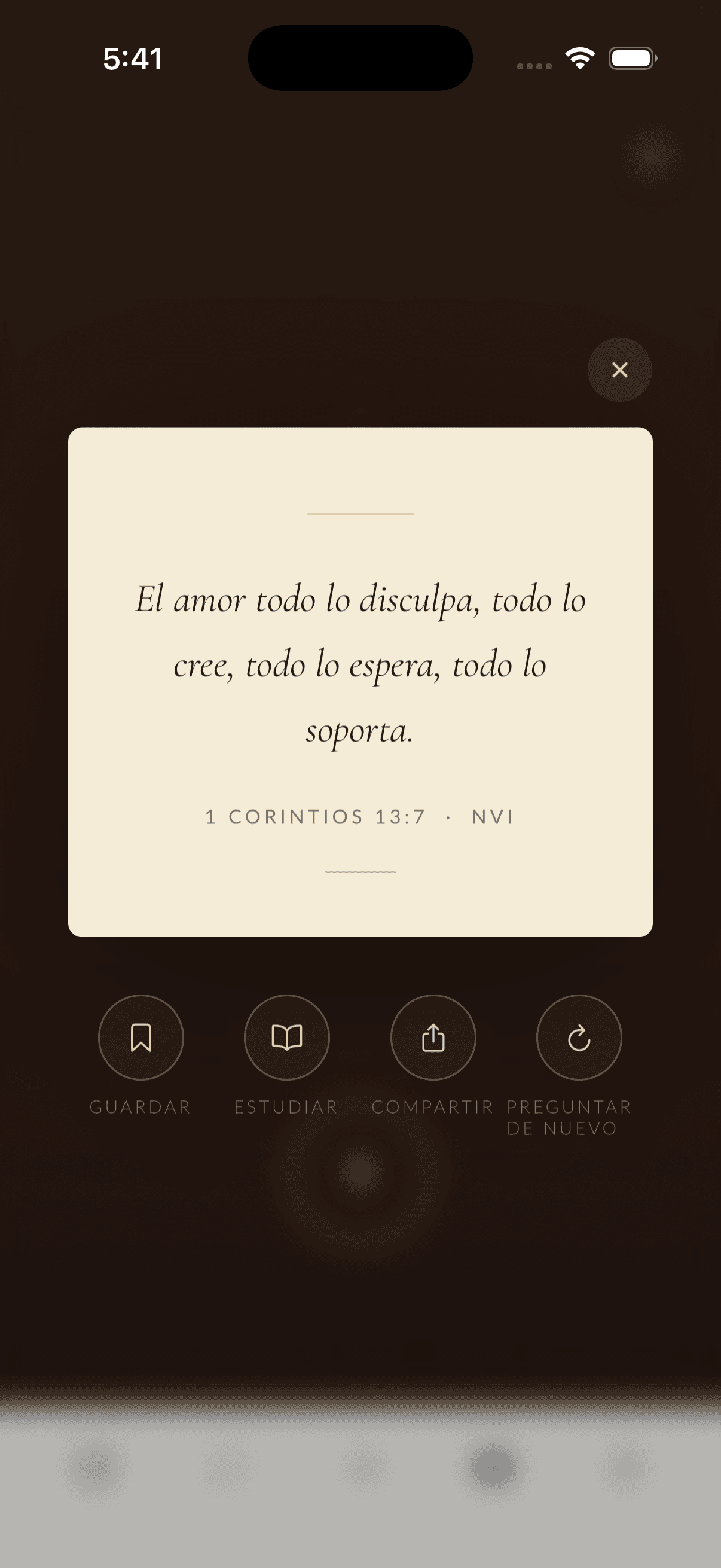 Un pasaje recibido — un versículo para guardar, estudiar o compartir